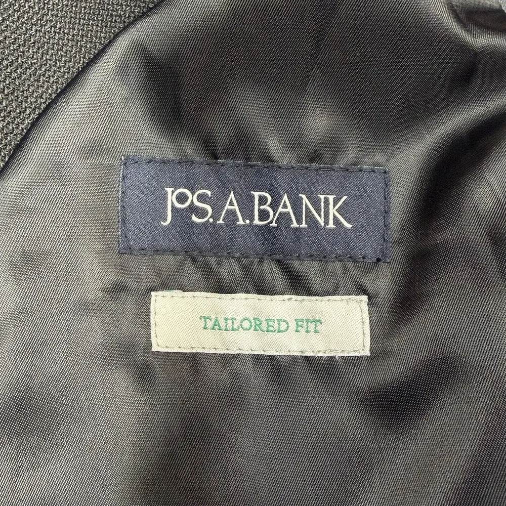 Jos. A Bank Performance Knit Half Lined Sport Coat Blazer Mens 44 R Tailored Fit